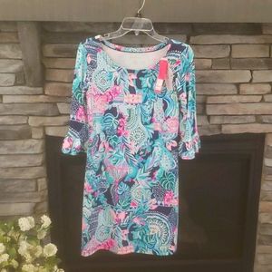 Lilly Pullitzer ruffle sleeve dress